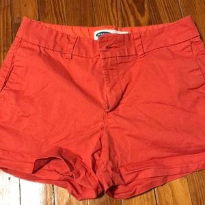 Red Old Navy everyday shorts